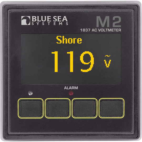 Blue Sea 1837 M2 AC Voltmeter - Deckhand Marine Supply