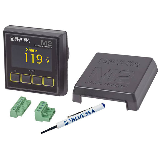 Blue Sea 1837 M2 AC Voltmeter - Deckhand Marine Supply