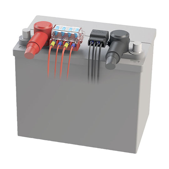Blue Sea 5024 ST-Blade Battery Terminal Mount Fuse Block Kit - Deckhand Marine Supply