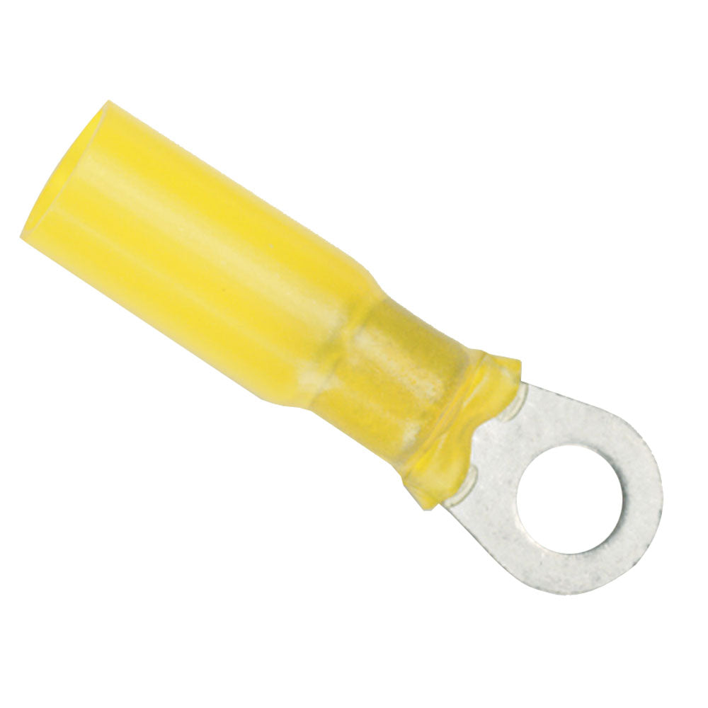 Ancor 12-10 Gauge - #8 Heat Shrink Ring Terminal - 3-Pack - Deckhand Marine Supply