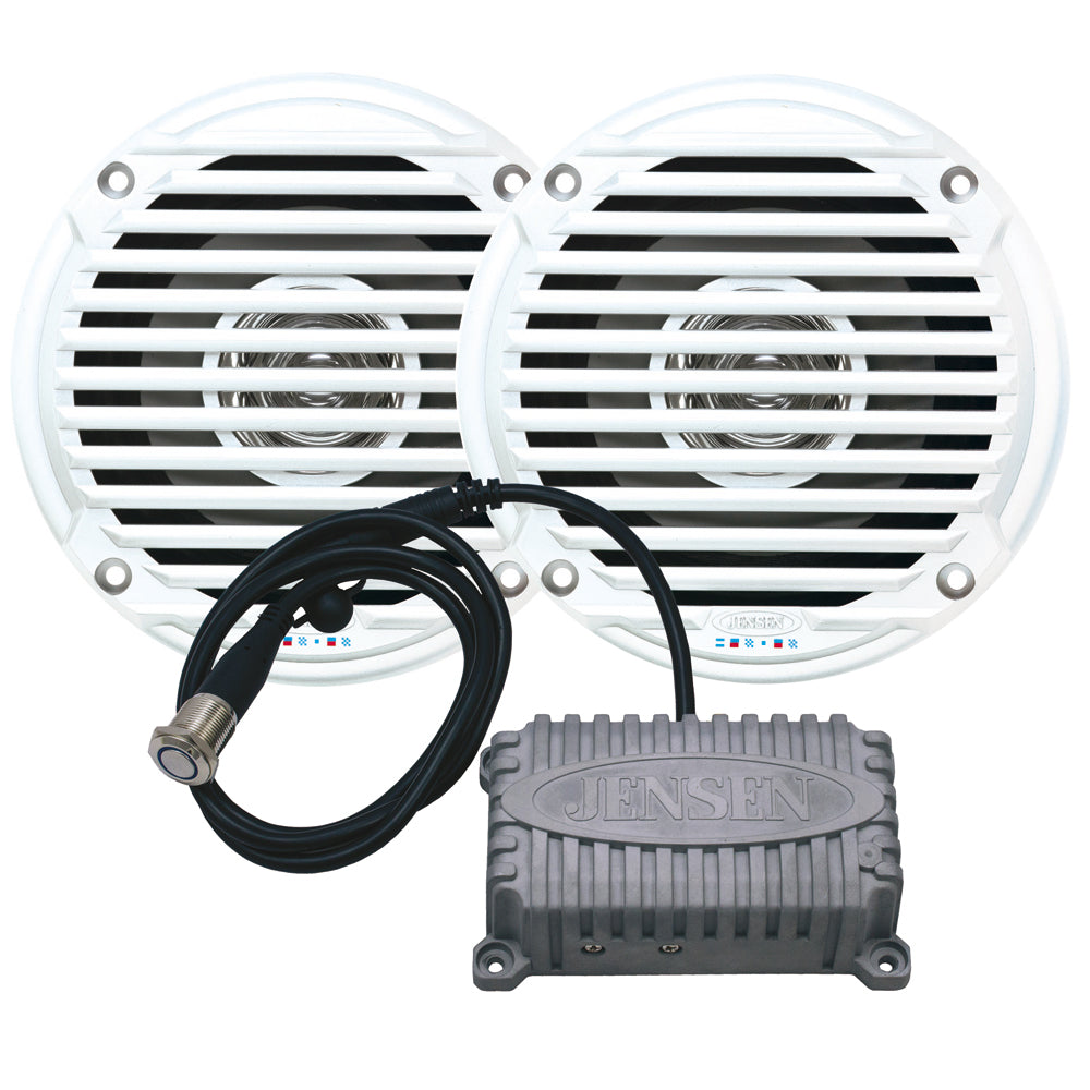 JENSEN CPM50 Bluetooth Package - Amplifier  5" Speakers - Deckhand Marine Supply