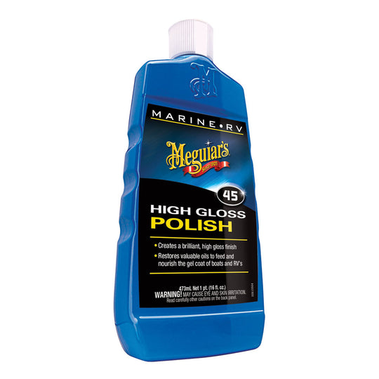 Meguiar's #45 Boat/RV Polish & Gloss Enhancer - 16oz - Deckhand Marine Supply