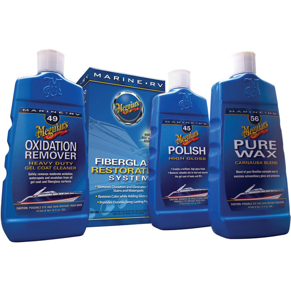 Meguiar's MG Fiberglass Oxidation Removal Kit - Deckhand Marine Supply