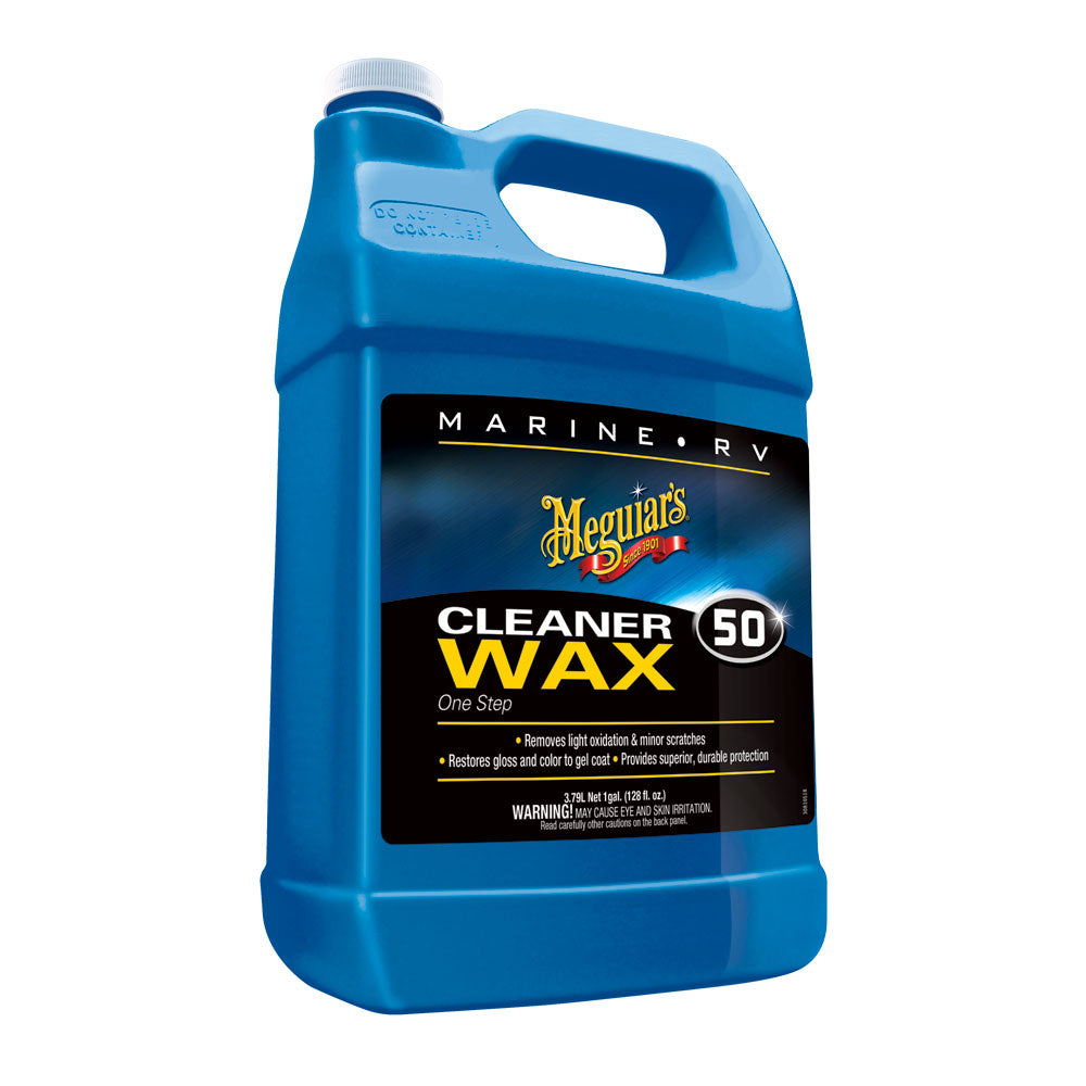 Meguiar's #50 Boat/RV Cleaner Wax - Liquid 1 Gallon - Deckhand Marine Supply