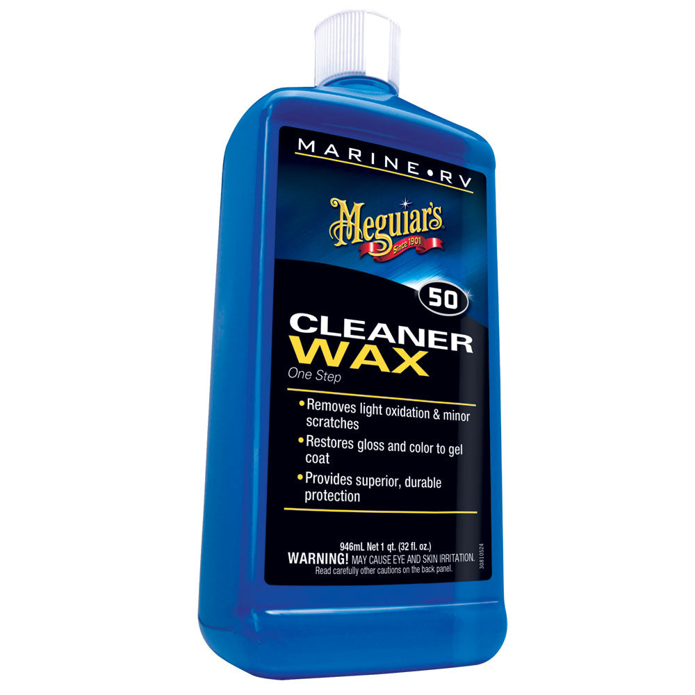 Meguiar's #50 Boat/RV Cleaner Wax - Liquid 32oz - Deckhand Marine Supply