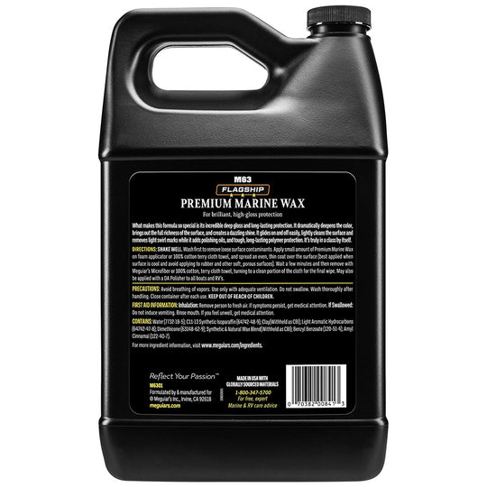 Meguiar's Flagship Premium Marine Wax - 1 Gallon - Deckhand Marine Supply