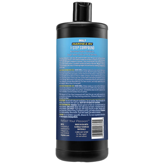 Meguiar's #67 One-Step Compound - 32oz - Deckhand Marine Supply