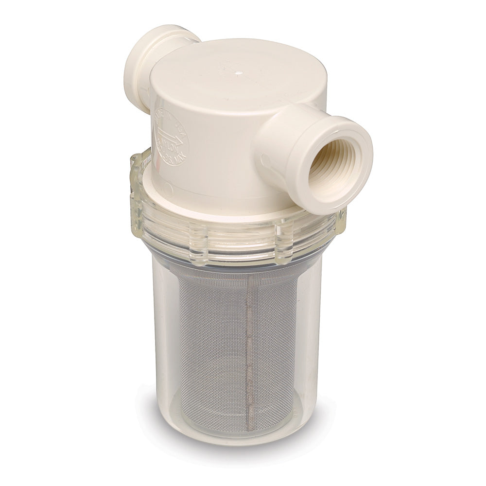 Shurflo by Pentair 3/4" Raw Water Strainer - 50 Mesh Screen - Deckhand Marine Supply
