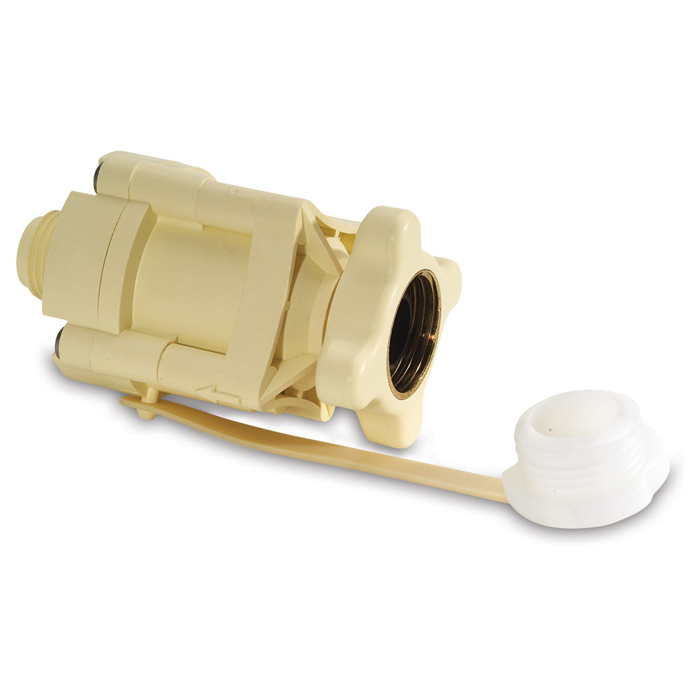 Shurflo by Pentair Pressure Reducing City Water Entry - In-Line - Cream - Deckhand Marine Supply