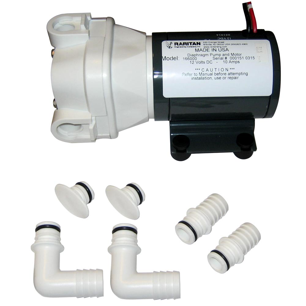 Raritan Diaphragm Intake Pump - 12v - Deckhand Marine Supply