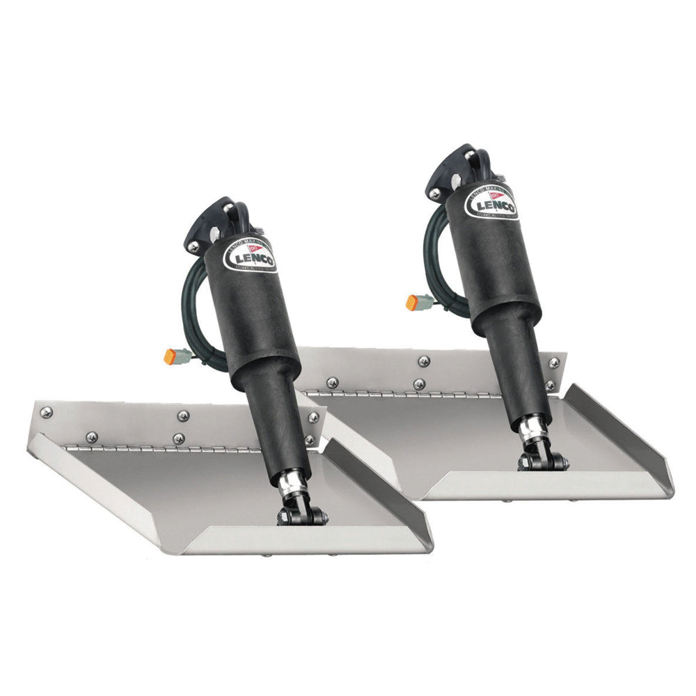 Lenco 9" x 12" Edge Mount Trim Tab Kit w/o Switch - Deckhand Marine Supply