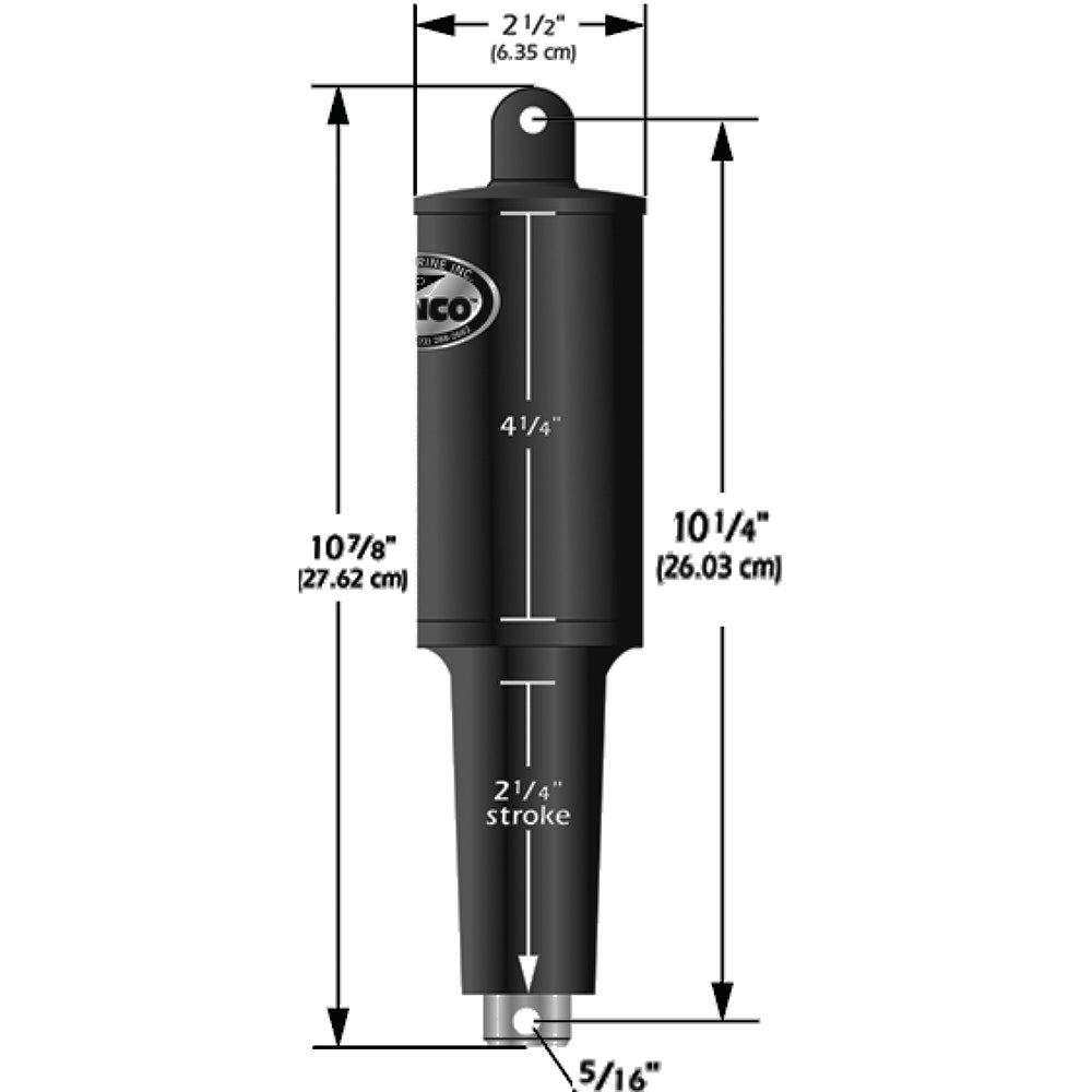 Lenco 12V 1-1/4" Stroke 5 Lobe Actuator - 5/16" - 3/8" - Deckhand Marine Supply