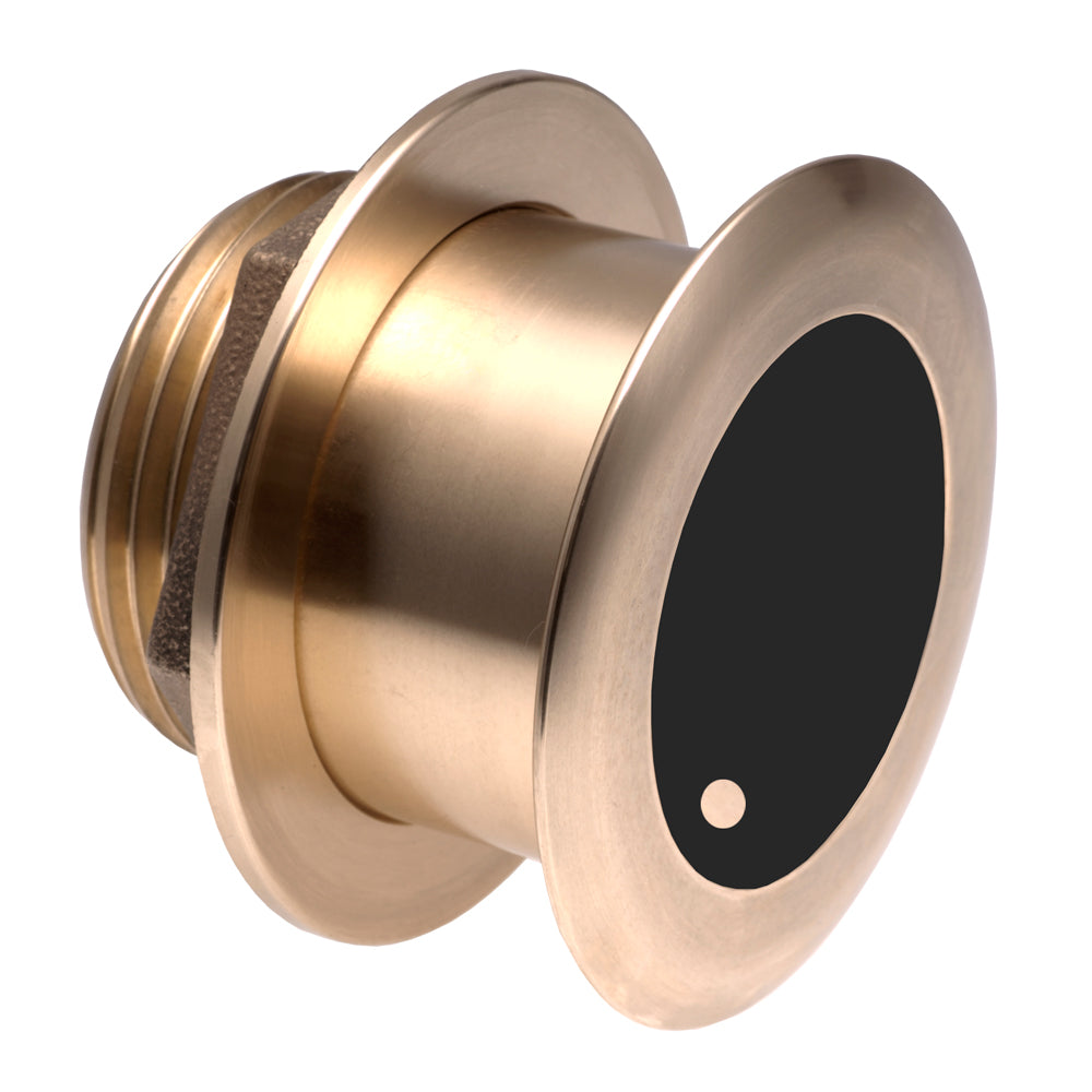 Garmin Bronze Thru-hull Wide Beam Transducer w/Depth & Temp - 0 Degree Tilt, 8-Pin - Airmar B175HW - Deckhand Marine Supply