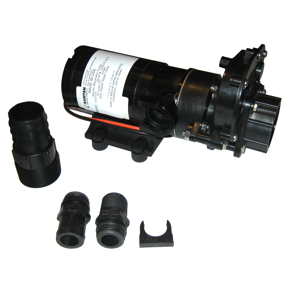Raritan Macerator Pump - 24v w/Waste Valve - Deckhand Marine Supply