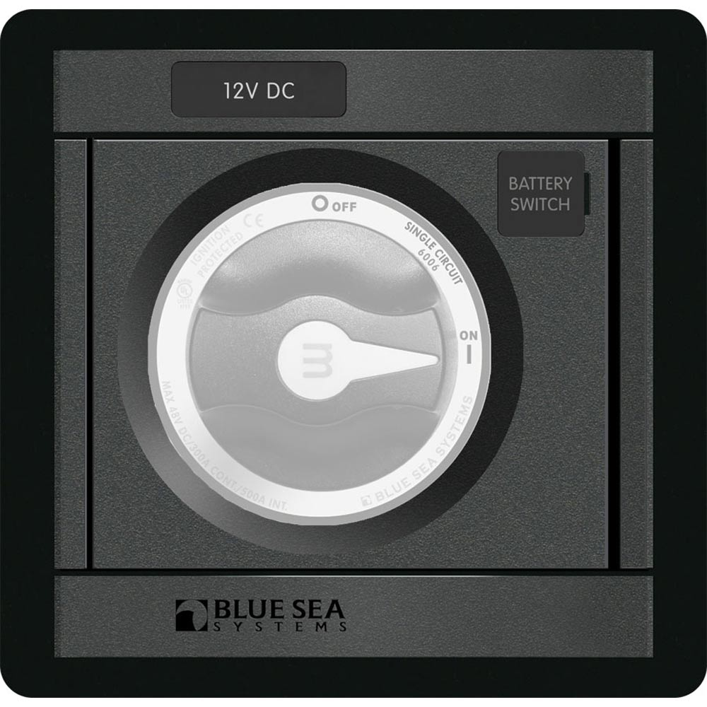 Blue Sea 1139 DC M-Series Black Panel Square - Deckhand Marine Supply