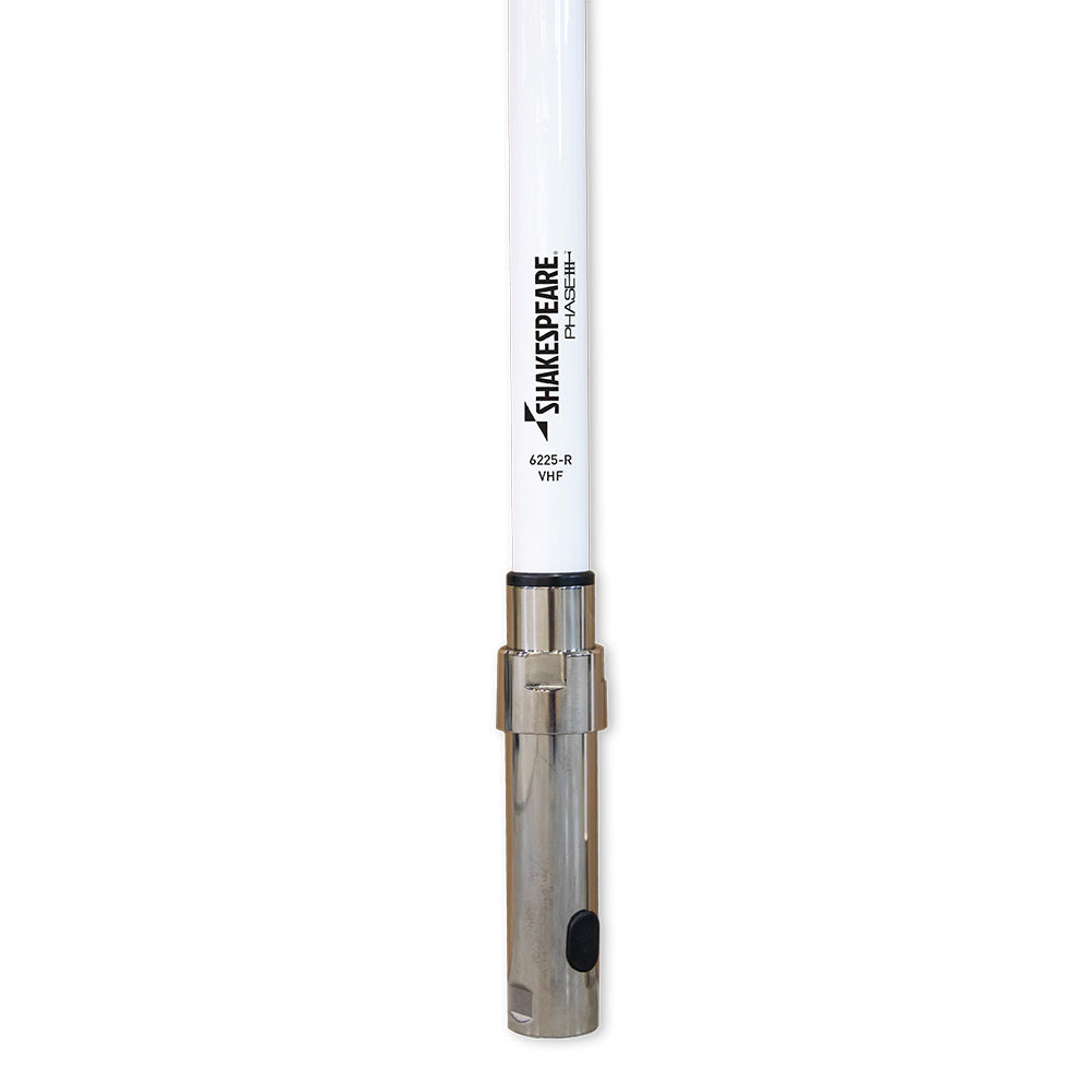 Shakespeare VHF 8' 6225-R Phase III Antenna - No Cable - Deckhand Marine Supply