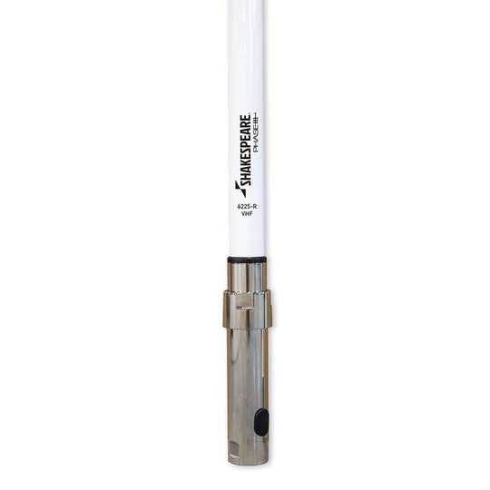 Shakespeare VHF 8' 6225-R Phase III Antenna - No Cable - Deckhand Marine Supply