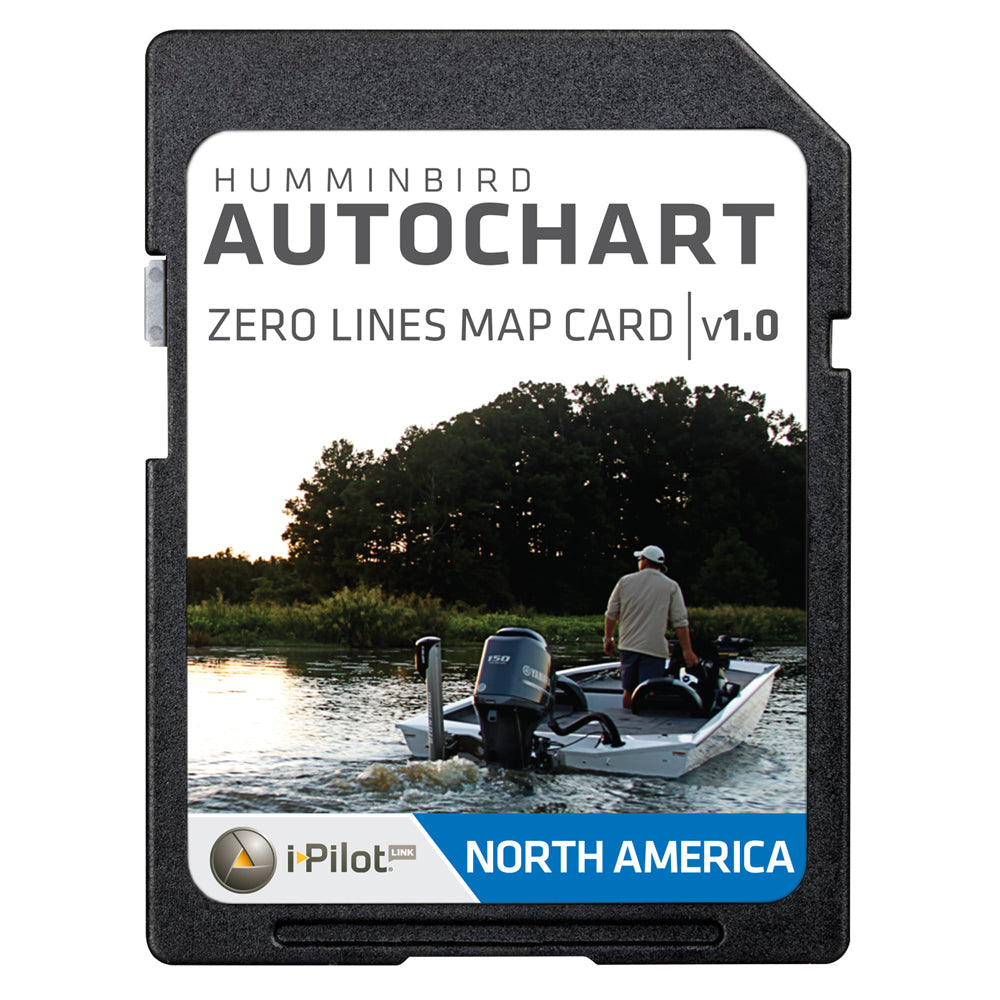 Humminbird AutoChart Zero Lines Map Card - Deckhand Marine Supply
