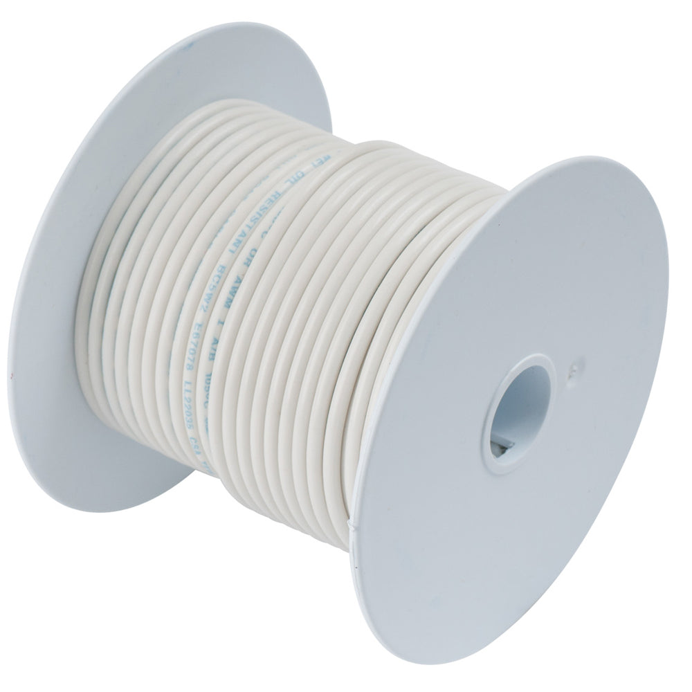 Ancor White 10 AWG Tinned Copper Wire - 100' - Deckhand Marine Supply