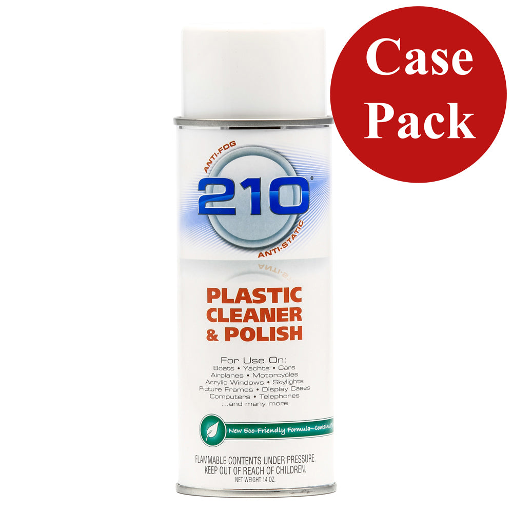 Camco 210 Plastic Cleaner Polish - 14oz Spray - Case of 12 - Deckhand Marine Supply