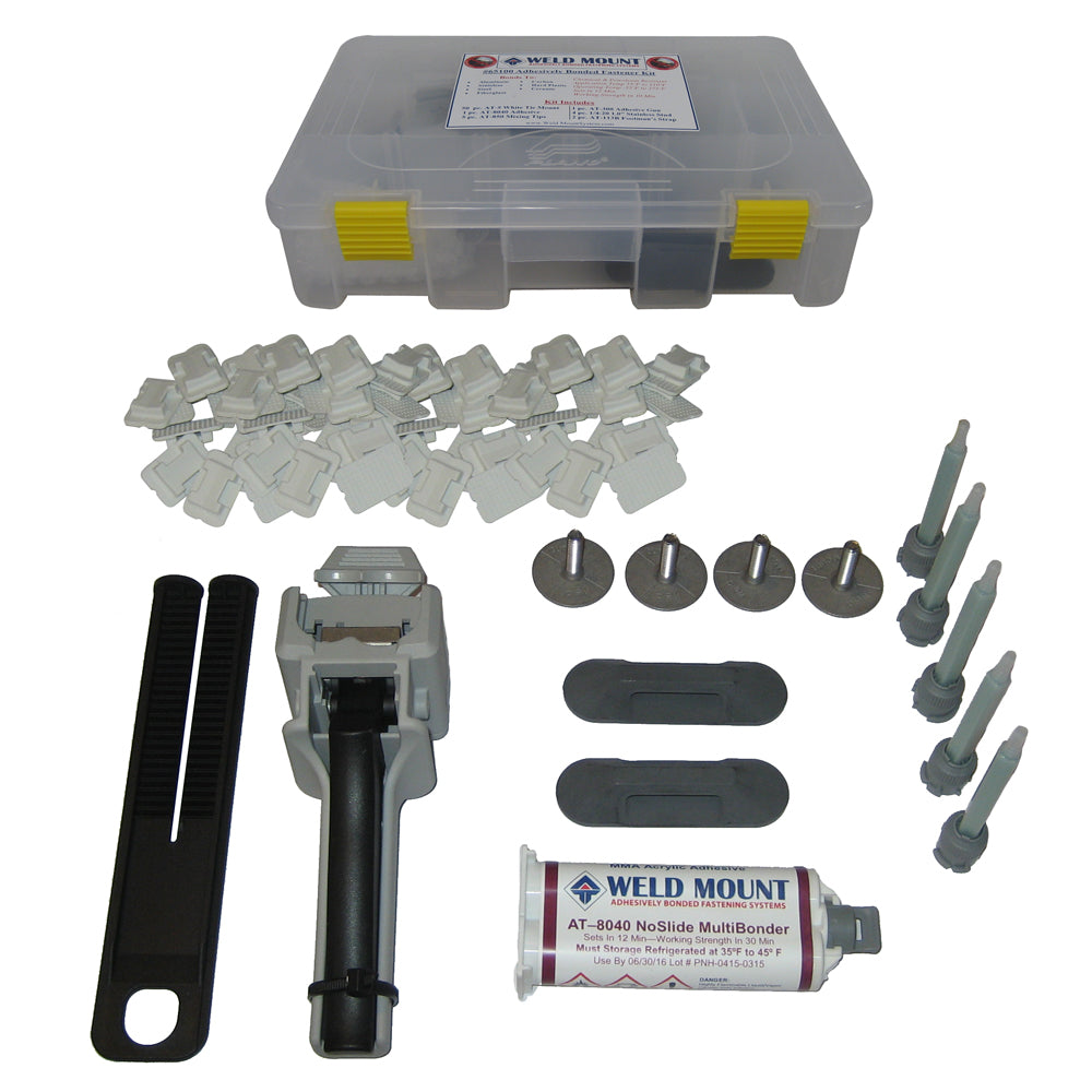 Weld Mount Adhesively Bonded Fastener Kit w/AT 8040 Adhesive - Deckhand Marine Supply