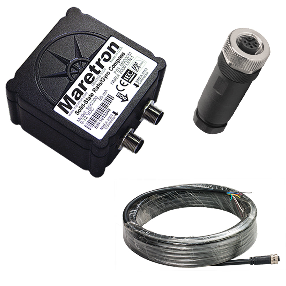 Maretron Solid-State Rate/Gyro Compass w/10m Cable & Connector - Deckhand Marine Supply