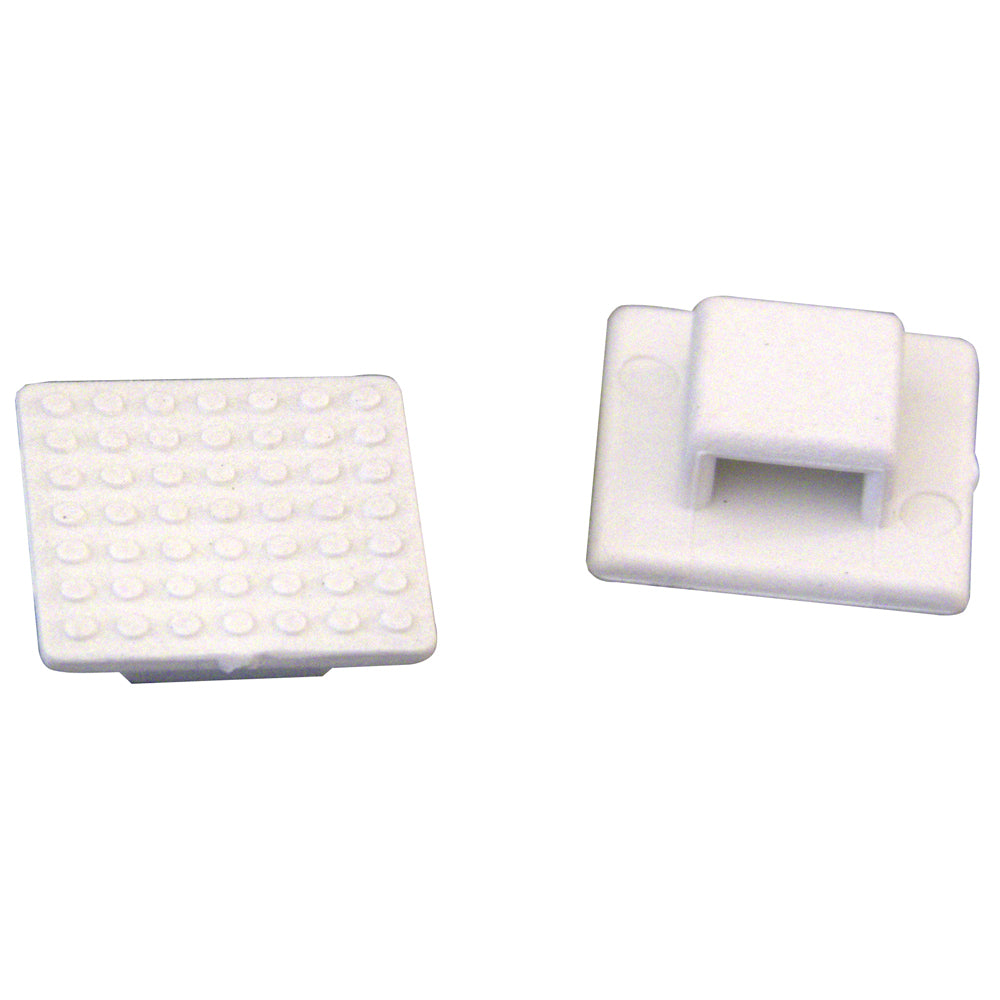 Weld Mount AT-3 Small White Nylon Tie Mount - Qty. 500 - Deckhand Marine Supply
