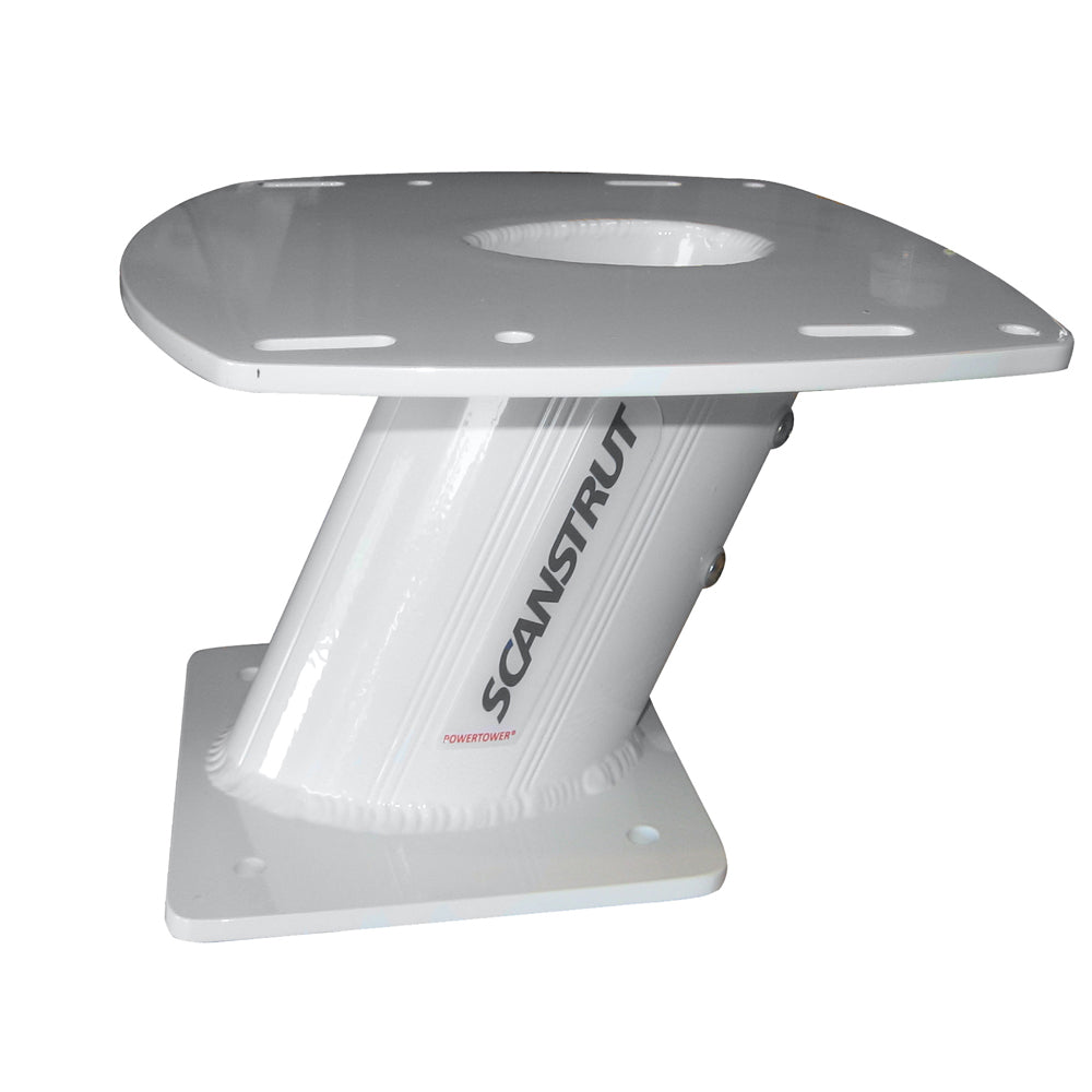 Scanstrut APT-250-01 - Aluminum PowerTower Radar Mount - 10" Aft Leaning - Deckhand Marine Supply