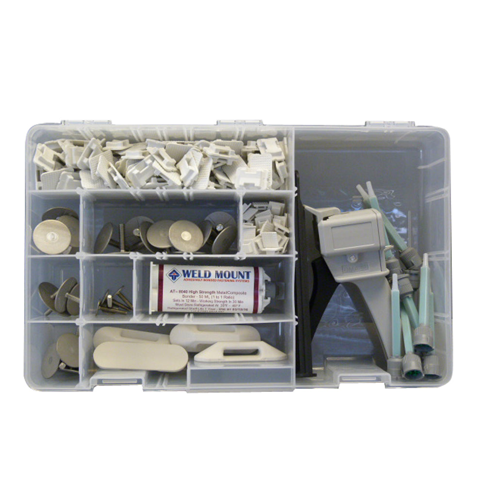 Weld Mount Executive Adhesive & Fastener Kit w/AT-8040 Adhesive - Deckhand Marine Supply