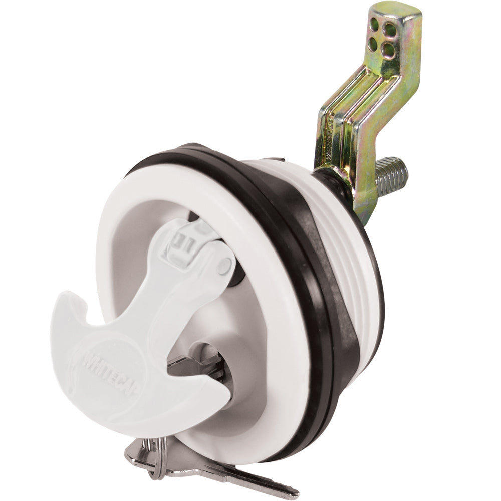 Whitecap Locking Nylon T-Handle - White/White - Deckhand Marine Supply