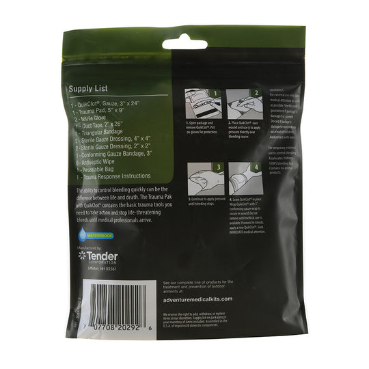 Adventure Medical Trauma Pak w/QuikClot - Deckhand Marine Supply