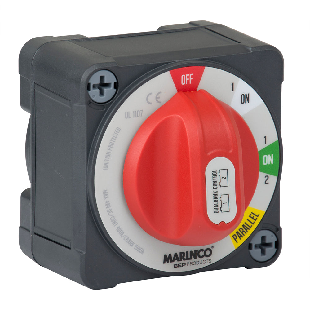 BEP Pro Installer 400a EZ-Mount Dual Bank Control Battery Switch - MC10 - Deckhand Marine Supply