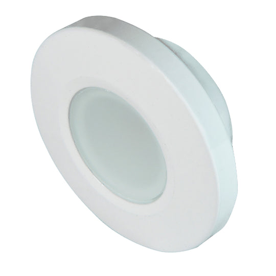 Lumitec Orbit Flush Mount Down Light Spectrum RGBW - White Housing - Deckhand Marine Supply