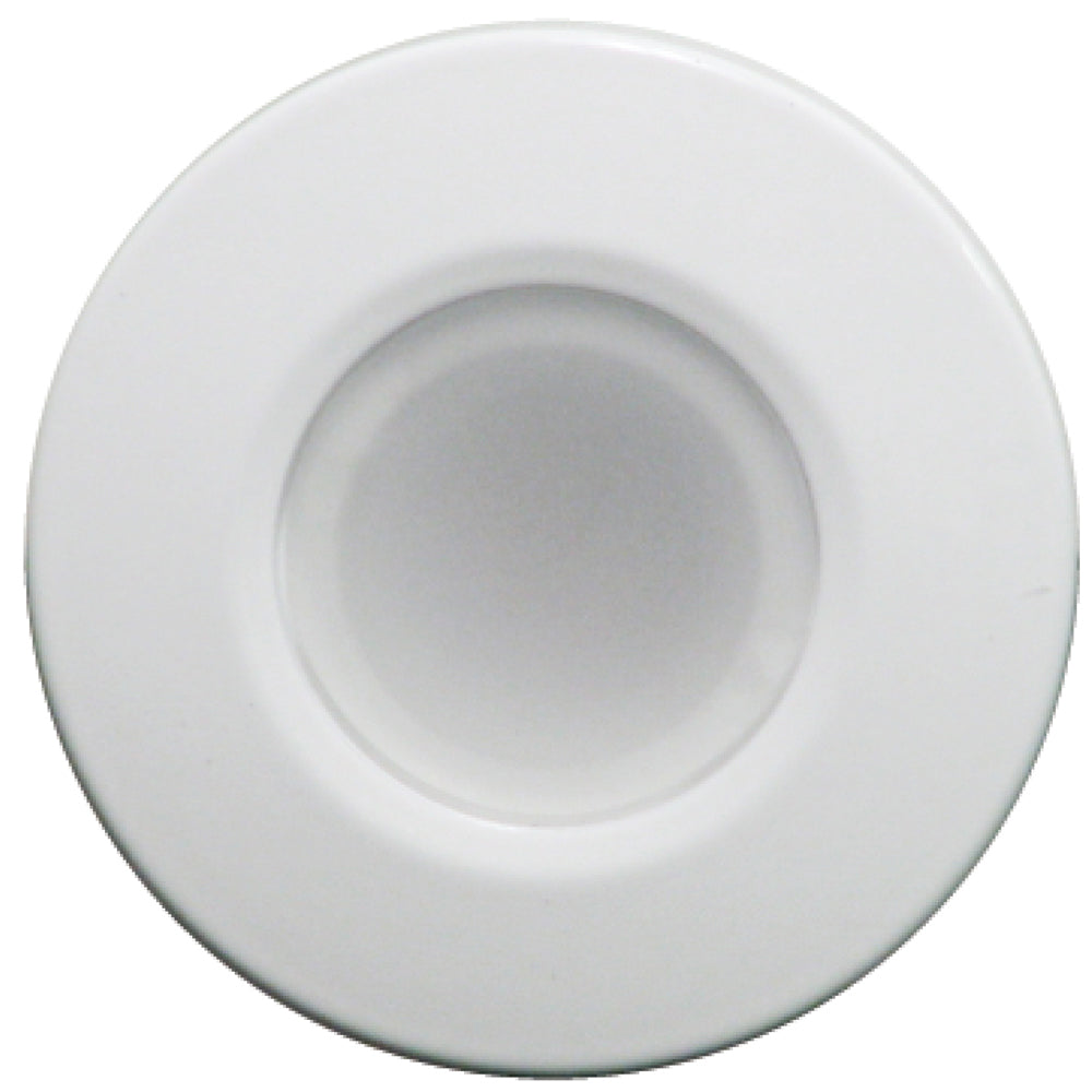 Lumitec Orbit Flush Mount Down Light Spectrum RGBW - White Housing - Deckhand Marine Supply