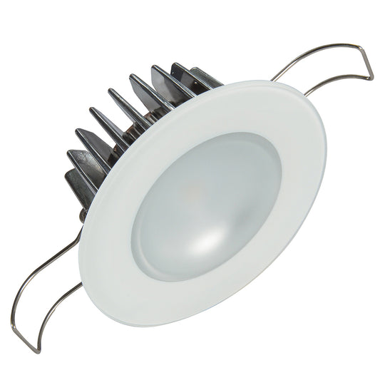Lumitec Mirage Flush Mount Down Light Spectrum RGBW - Glass Bezel - Deckhand Marine Supply
