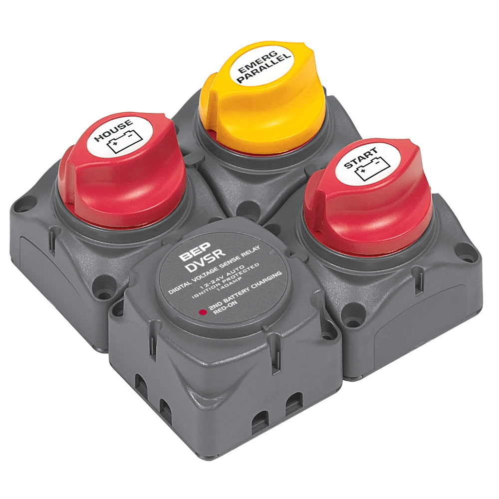 BEP Square Battery Distribution Cluster f/Single Engine w/Two Battery   Banks - Deckhand Marine Supply