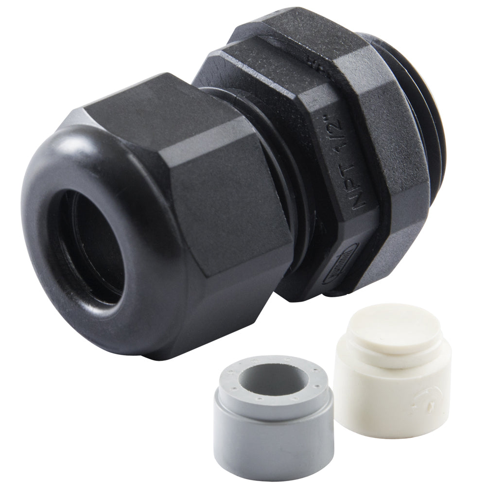 Ancor Marine Grade Electrical Wire Seal - Round Cable, 10 to 2-AWG, 1/2" NPT - Deckhand Marine Supply