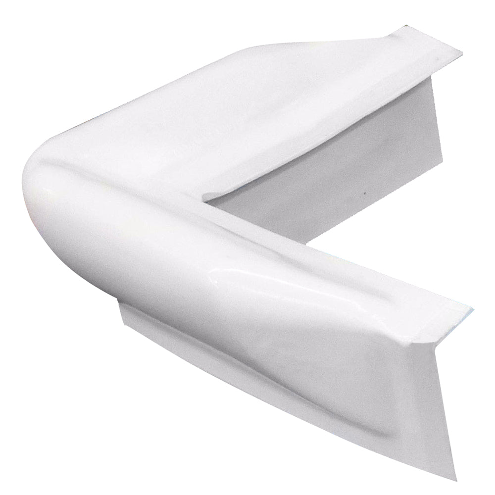 Dock Edge Dock Bumper Corner Dockguard - White - Deckhand Marine Supply