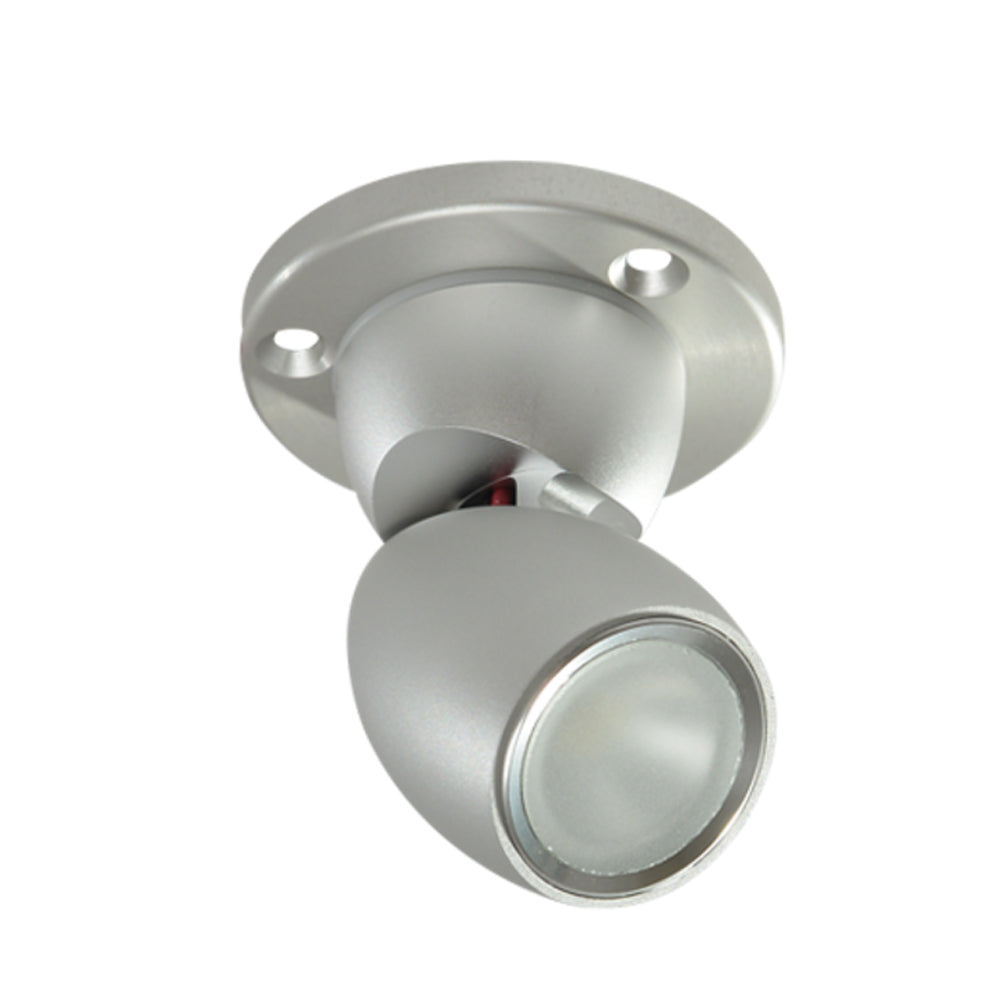 Lumitec GAI2 White Dimming/Red & Blue Non-Dimming Heavy Duty Base - Brushed Housing - Deckhand Marine Supply