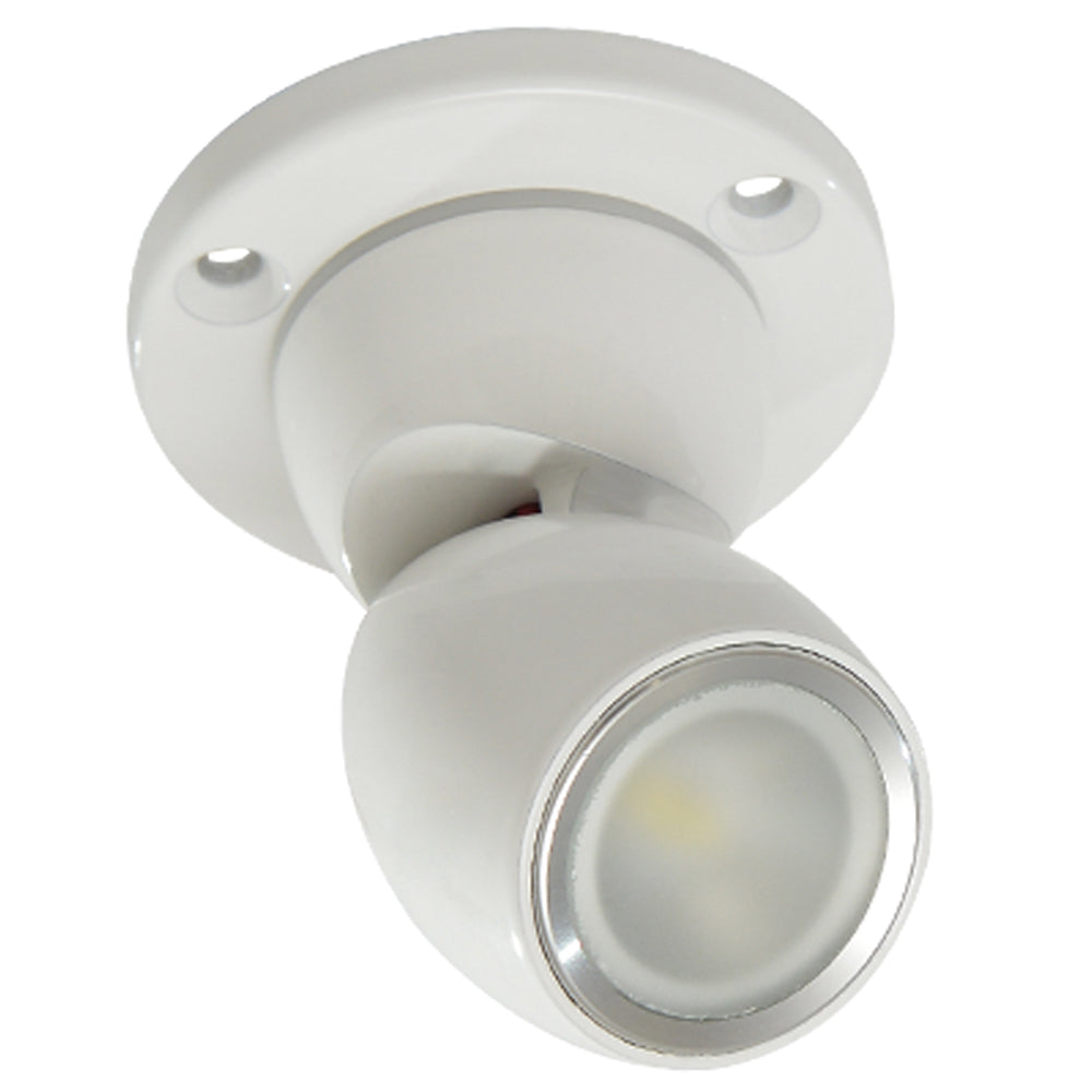 Lumitec GAI2 White Dimming/Red & Blue Non-Dimming Heavy Duty Base - White Housing - Deckhand Marine Supply