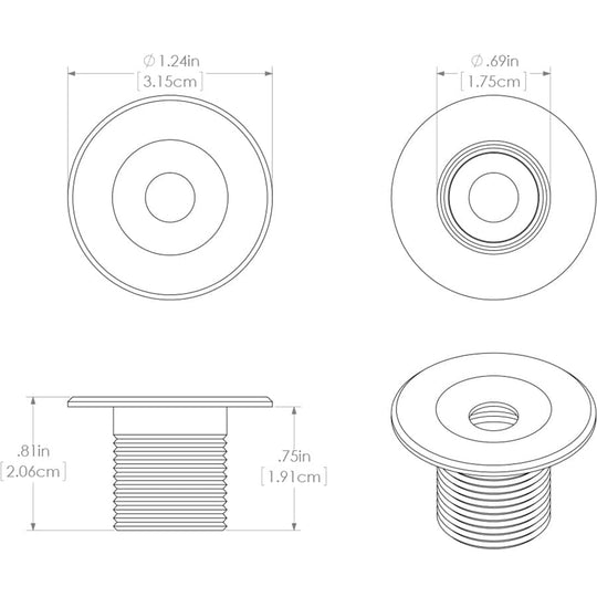 Lumitec Echo Courtesy Light - White Housing - White Light - Deckhand Marine Supply