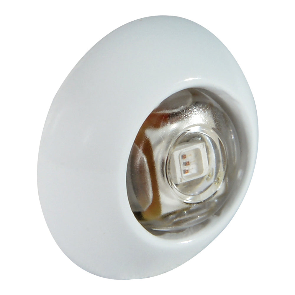 Lumitec Exuma Courtesy Light - White Housing - Blue Light - Deckhand Marine Supply