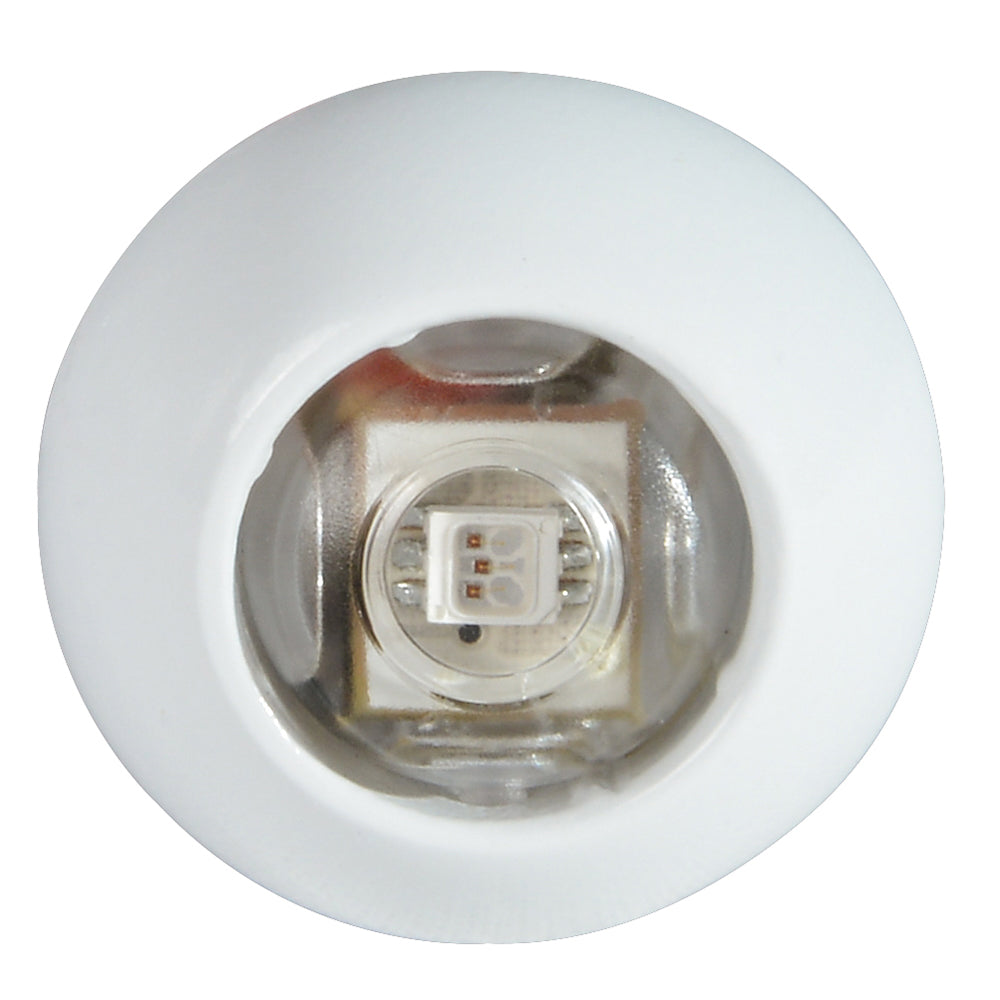 Lumitec Exuma Courtesy Light - White Housing - Blue Light - Deckhand Marine Supply