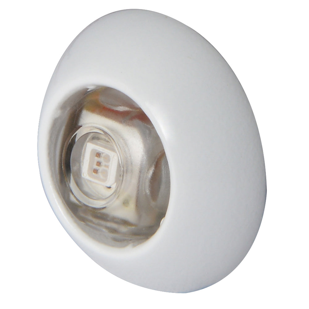 Lumitec Exuma Courtesy Light - White Housing - Blue Light - Deckhand Marine Supply