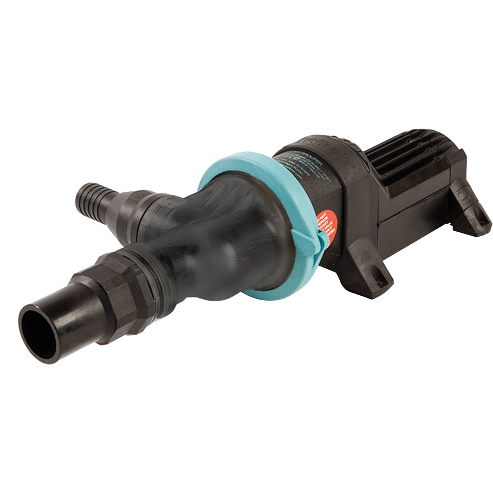 Whale Gulper Grouper Mk3 Fishbox/Waste Pump w/90 Degree Ports - 24V - Deckhand Marine Supply