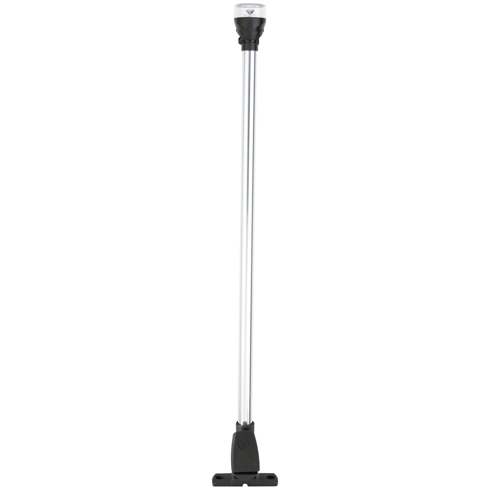 Attwood LightArmor Fold Down 12" All Around Light 2nm w/Cam-Lock Base - Deckhand Marine Supply