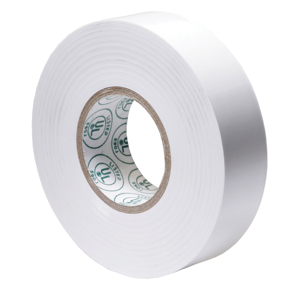 Ancor Premium Electrical Tape - 3/4" x 66' - White - Deckhand Marine Supply