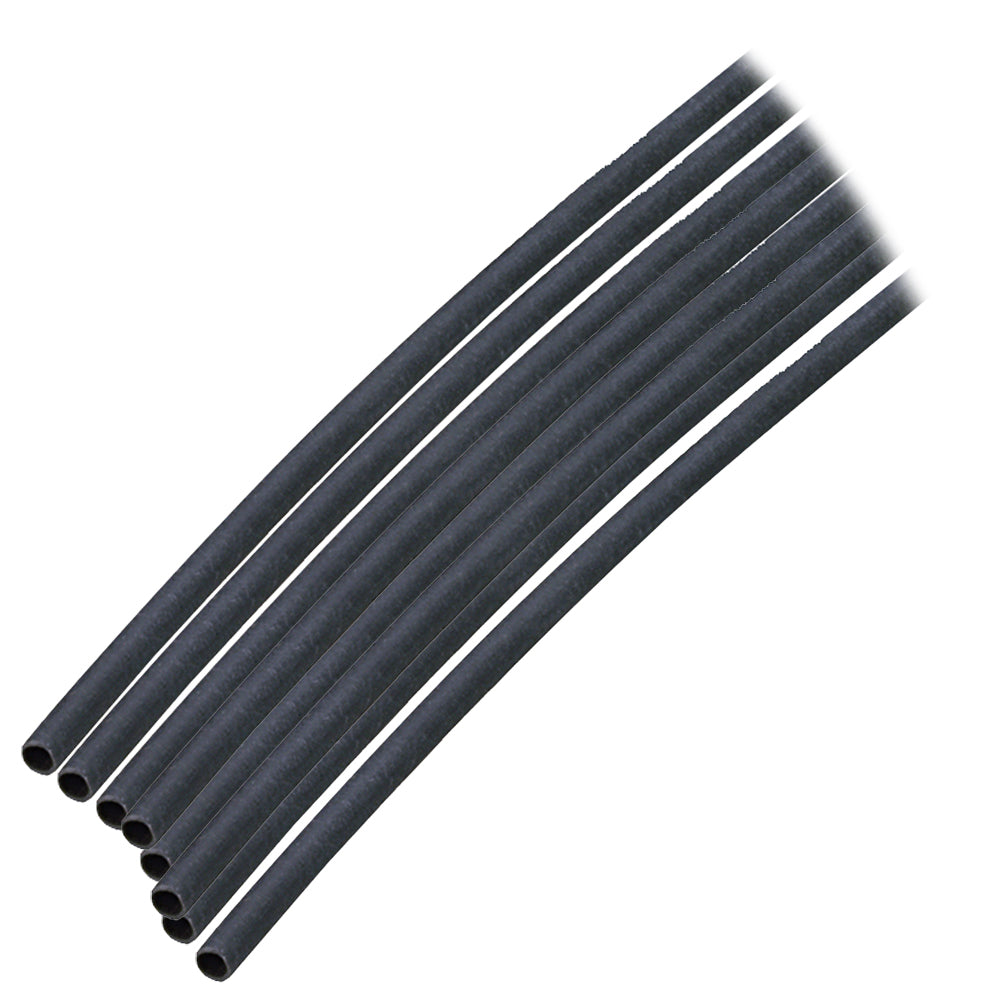 Ancor Adhesive Lined Heat Shrink Tubing (ALT) - 1/8" x 12" - 10-Pack - Black - Deckhand Marine Supply