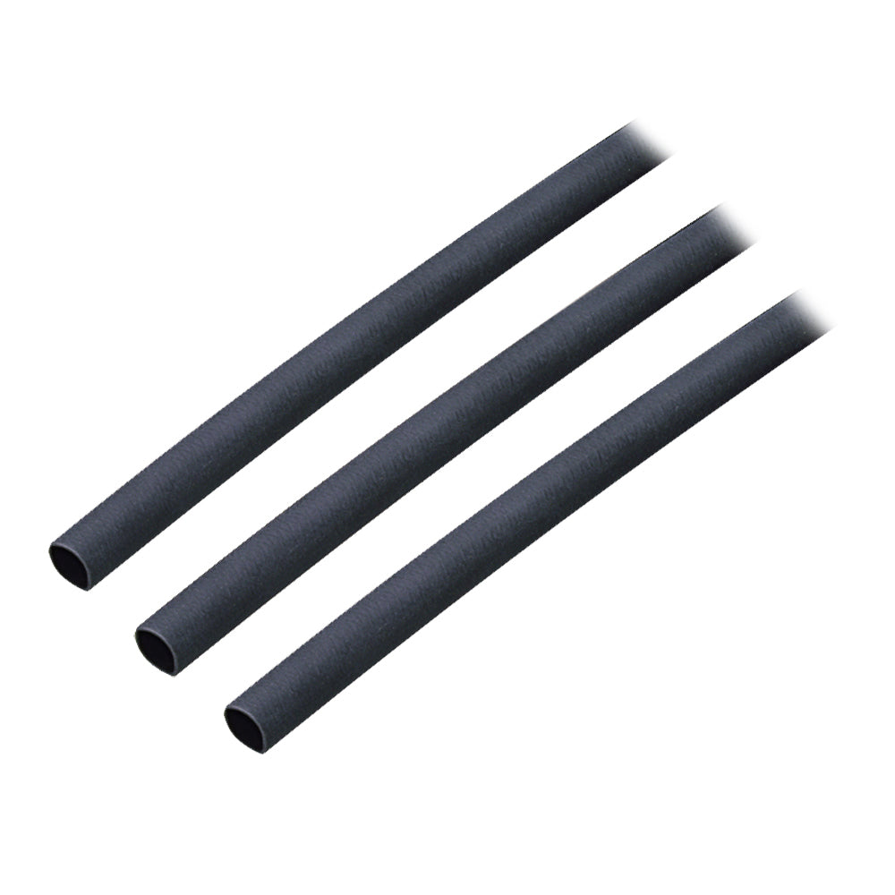 Ancor Adhesive Lined Heat Shrink Tubing (ALT) - 3/16" x 3" - 3-Pack - Black - Deckhand Marine Supply