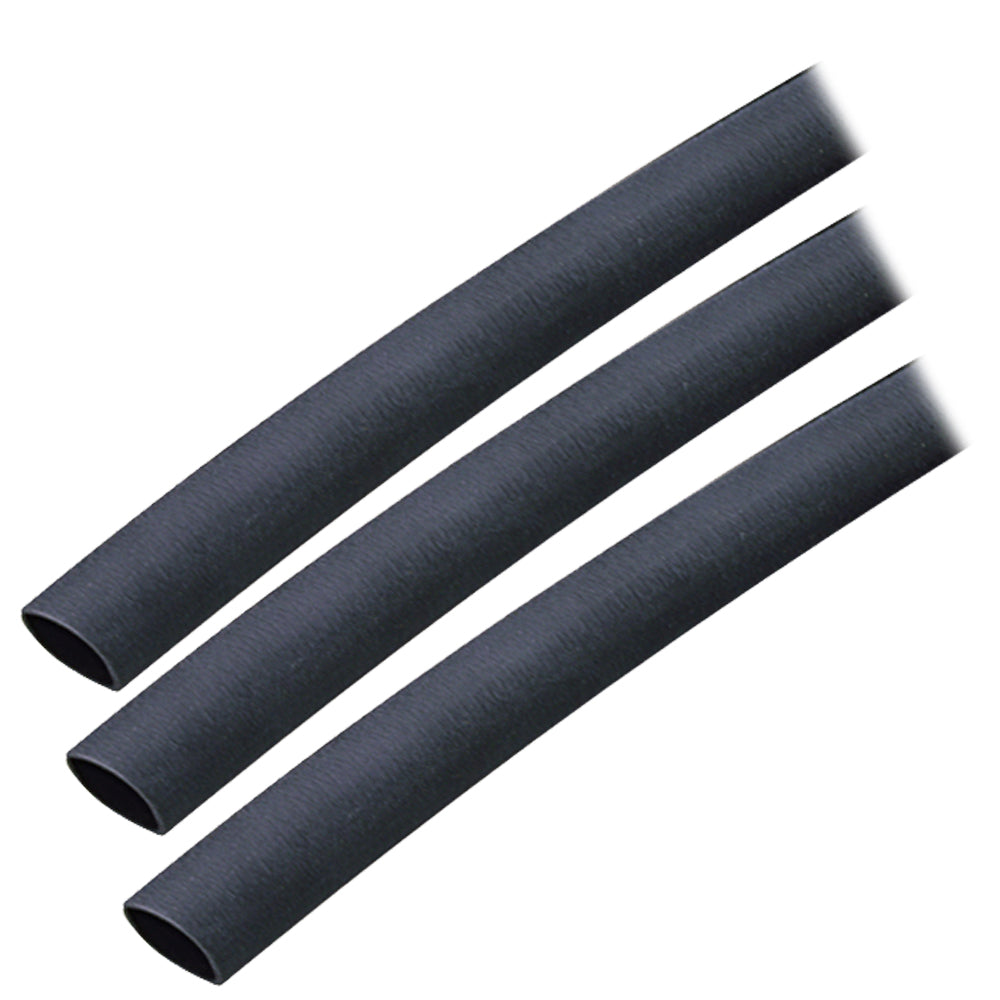 Ancor Adhesive Lined Heat Shrink Tubing (ALT) - 3/8" x 3" - 3-Pack - Black - Deckhand Marine Supply
